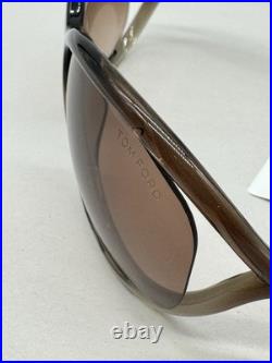 TOM FORD Jennifer women's sunglasses + case Brown 61mm FT0008