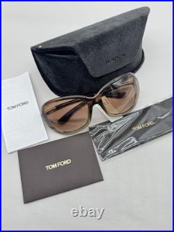 TOM FORD Jennifer women's sunglasses + case Brown 61mm FT0008
