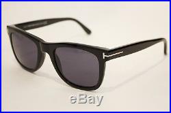 TOM FORD Leo 9336 sunglasses 01V Black Gray Blue Lens MEN Asian Fit