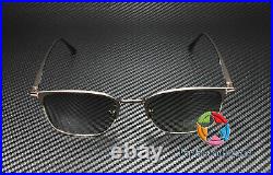 TOM FORD Liv FT0851 49N Matte Dk Brown Green Metal 52 mm Men's Sunglasses