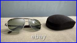 TOM FORD MAXWELL TF1019 14P Brown Green Square Aviator Sunglass Authentic 1019