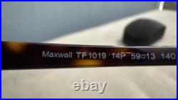 TOM FORD MAXWELL TF1019 14P Brown Green Square Aviator Sunglass Authentic 1019