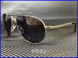 TOM FORD Marko FT0144 18V Shiny Rhodium Blue Aviator 58 mm Men's Sunglasses