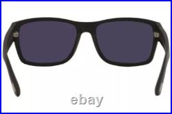 TOM FORD Mason FT0445 445 02D Matte Black Smoke Polarized Sunglasses 58mm New