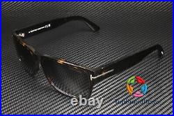 TOM FORD Mason FT0445 52B Dk Havana Grad Smoke Plastic 58 mm Men's Sunglasses