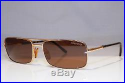 TOM FORD Mens Boxed Designer Sunglasses Gold Rectangle Gold Brown 23701
