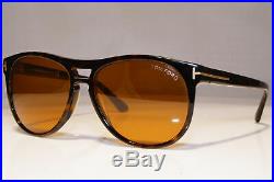 TOM FORD Mens Polarized Designer Sunglasses Brown Pilot Callum TF 289 52H 23370