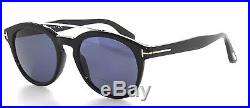 Tom Ford Newman Tf515 01v Black Silver Sunglasses 515 New