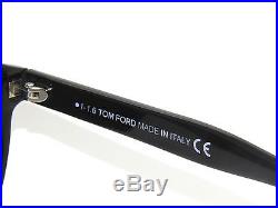 Tom Ford Newman Tf515 01v Black Silver Sunglasses 515 New