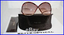 TOM FORD New Authentic Sunglasses Dark Havana/Pink Brown FT0372 52F 54 08 135