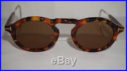 TOM FORD New Sunglasses Havana Brown Gold Brown Grant-02 TF632 55E 48 23 160