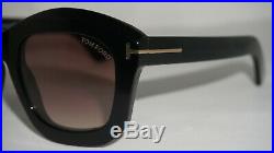 TOM FORD New Sunglasses Julia-02 Black Brown Gradient TF582 01F 50 22 140