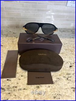 TOM FORD Oscar FT0881 Black Lenses SUNGLASSES