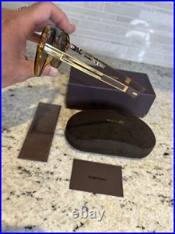 TOM FORD Oscar FT0881 Brown Lenses SUNGLASSES