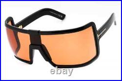 TOM FORD PARKER FT1118 01E Sunglasses Black Frame Brown Lenses