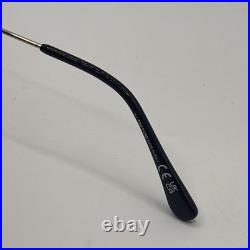 TOM FORD REGGIE TF838 01B Gold Black Metal Geometric Sunglasses Authentic 838