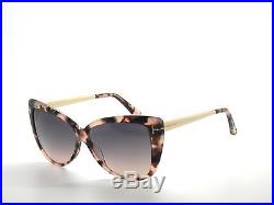 Tom Ford Reveka Tf512 55b Pink Havana Gold Titanium Sunglasses 512 New