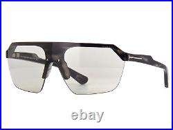 TOM FORD Razor FT0797 56A Sunglasses Black Gray Frame Brown Gray Lenses