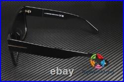 TOM FORD Renee FT0847 01B Shiny Black Grad Smoke Plastic 52 m Women's Sunglasses