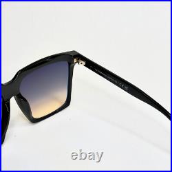 TOM FORD SABRINA 2 TF0764 01B Black Modern Oversized Sunglasses Authentic 764 TOM FORD SABRINA 2 TF0764 01B Black Modern Oversized Sunglasses Authentic 764