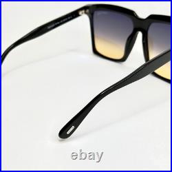 TOM FORD SABRINA 2 TF0764 01B Black Modern Oversized Sunglasses Authentic 764 TOM FORD SABRINA 2 TF0764 01B Black Modern Oversized Sunglasses Authentic 764
