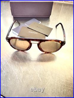 TOM FORD SUNGLASSES BROWN TORTOISE TF 675-F 20J AUTHENTIC 50-21-145mm NO CASE