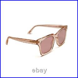 TOM FORD Sari TF 690 72Z Pink Square Womens / Unisex Sunglasses Italy