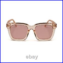 TOM FORD Sari TF 690 72Z Pink Square Womens / Unisex Sunglasses Italy