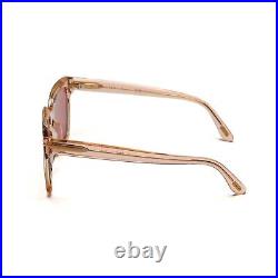 TOM FORD Sari TF 690 72Z Pink Square Womens / Unisex Sunglasses Italy