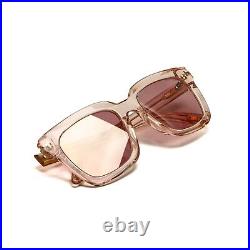 TOM FORD Sari TF 690 72Z Pink Square Womens / Unisex Sunglasses Italy