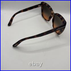 TOM FORD Scarlet-02 FT0920 53P Shiny Havana Grad Teal 57 mm Women's Sunglasses