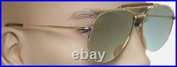 TOM FORD Sean TF536 28Z 60mm Gold Mirror Aviator Sunglasses Italy Authentic