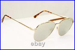 TOM FORD Sean TF536 28Z 60mm Gold Mirror Aviator Sunglasses Italy Authentic