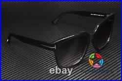 TOM FORD Selby FT0952 01B Shiny Black Grad Smoke Pink 55 mm Women's Sunglasses