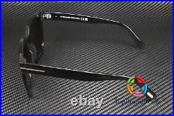 TOM FORD Selby FT0952 01D Shiny Black Polarized Grad Smoke 55 Women's Sunglasses