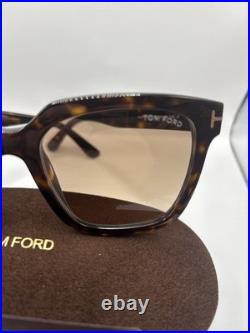 TOM FORD Selby FT0952 52F Shiny Dark Havana Grad Brown 55 mm Women's Sunglasses