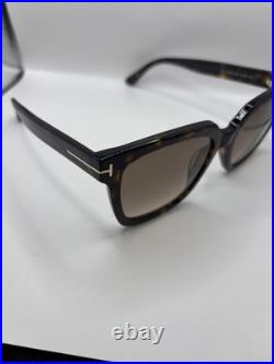 TOM FORD Selby FT0952 52F Shiny Dark Havana Grad Brown 55 mm Women's Sunglasses