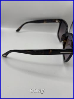 TOM FORD Selby FT0952 52F Shiny Dark Havana Grad Brown 55 mm Women's Sunglasses