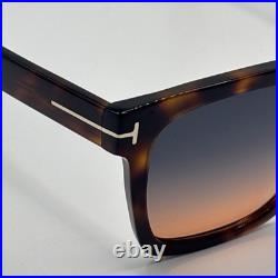 TOM FORD Selby FT0952 53P Shiny Blonde Havana Grad Blue 55 mm Women's Sunglasses