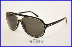 TOM FORD Sergio FT TF 0379 379 sunglasses 01A Black Gold Aviator MEN
