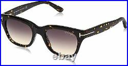 TOM FORD Snowdon FT0237 56B Sunglasses Tortoise Frame Gray Gradient Lens 52mm