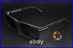 TOM FORD Stephenson FT0775 02N Matte Black Green Plastic 56 mm Men's Sunglasses