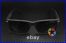 TOM FORD Stephenson FT0775 02N Matte Black Green Plastic 56 mm Men's Sunglasses