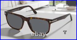 TOM FORD Stephenson FT0775 52A Dk Havana Smoke Plastic 56 mm Men's Sunglasses