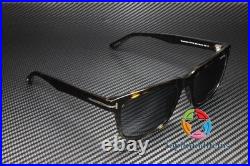 TOM FORD Stephenson FT0775 52A Dk Havana Smoke Plastic 56 mm Men's Sunglasses
