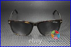 TOM FORD Stephenson FT0775-D 52A Dk Havana Smoke Plastic 58 mm Men's Sunglasses