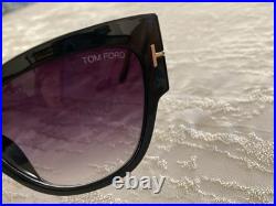 TOM FORD Sunglasses ANOUSHKA TF 0371 Black Frames with Grey Gradient. Replica