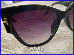 TOM FORD Sunglasses ANOUSHKA TF 0371 Black Frames with Grey Gradient. Replica