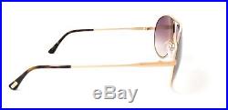 TOM FORD Sunglasses FT0450 28F Shiny Rose Gold / Gradient Brown Mens 61X11X140