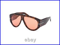 TOM FORD Sunglasses FT1044 Bronson 52S Havana bordeaux Man